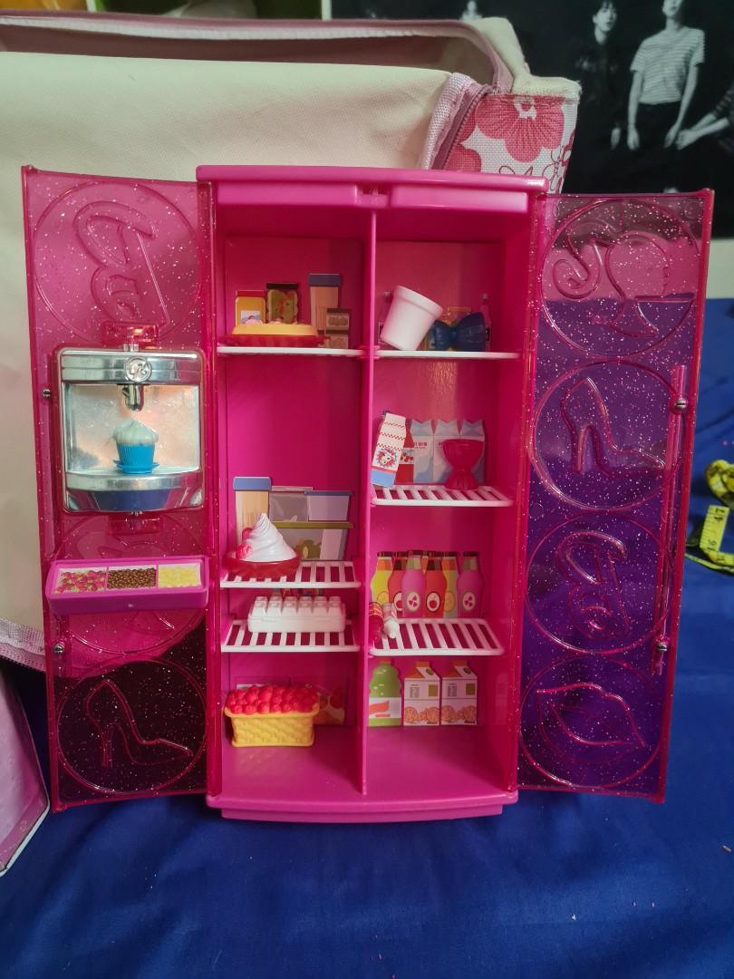 Barbie fridge with hotsell food