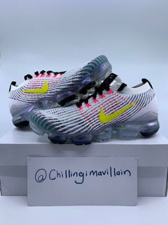 air vapormax flyknit 3 white dynamic yellow
