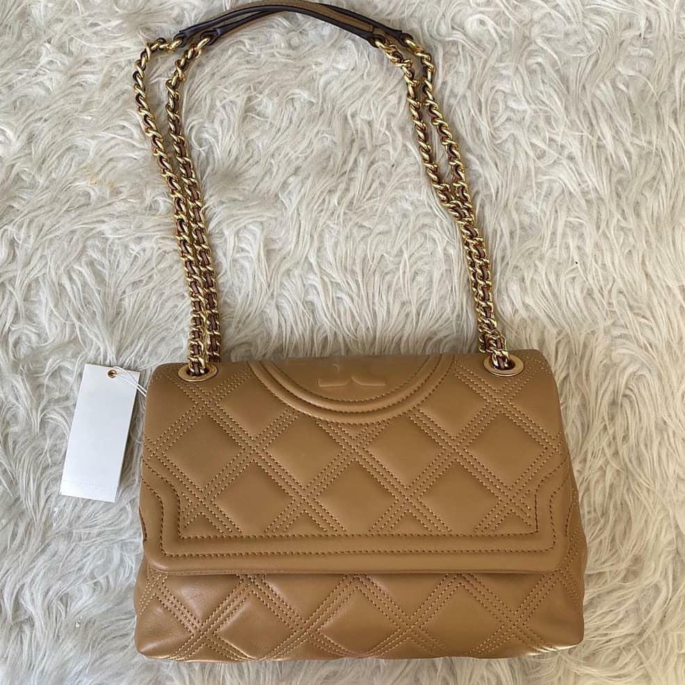 BN Authentic Tory Burch Soft Fleming Tiramisu, Women's Fashion, Bags &  Wallets, Shoulder Bags on Carousell