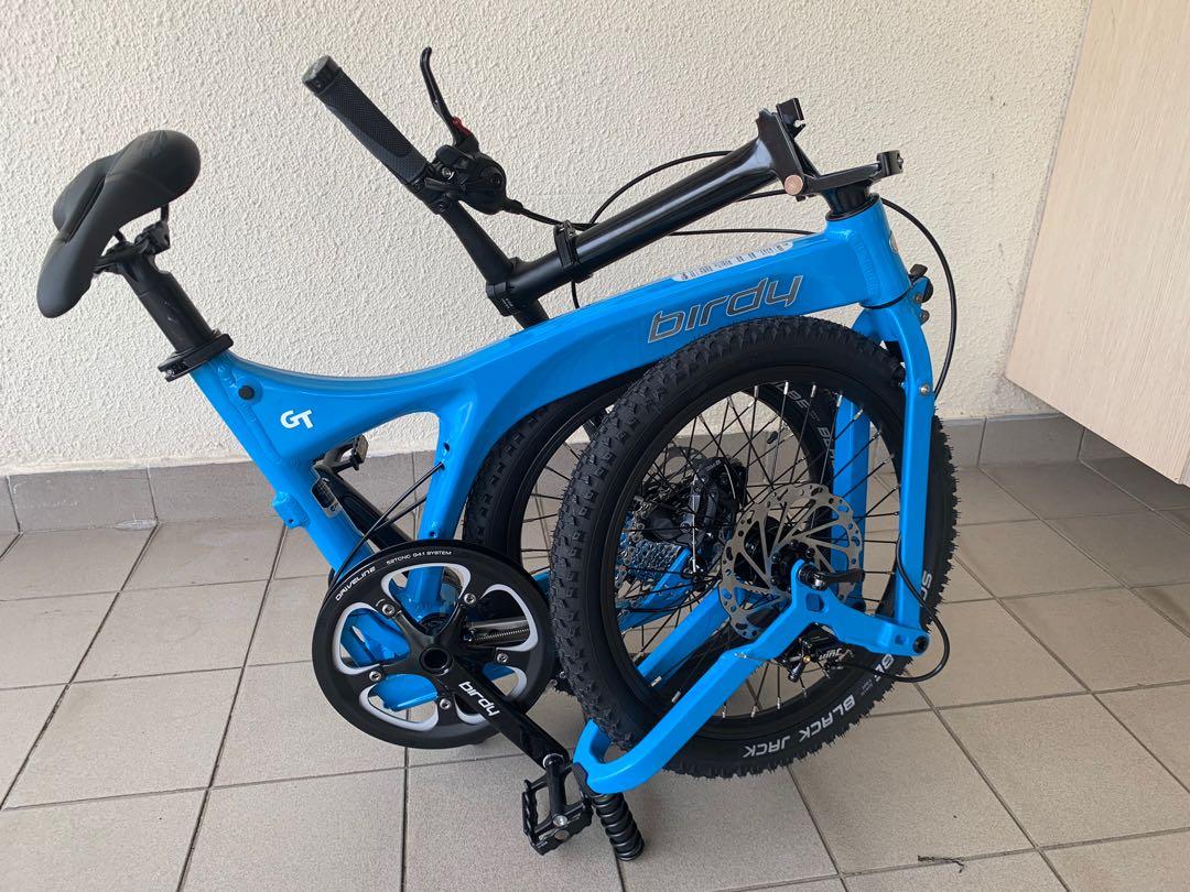 BN Foldie Birdy GT 10 Speed in Sky Blue Colour