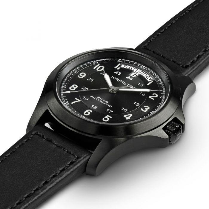 BNIB Hamilton Khaki King Day Date Automatic 40mm PVD Full Black Stealth Edition In house H 40 movement with 80 hours power reserve Luxury Watches on Carousell