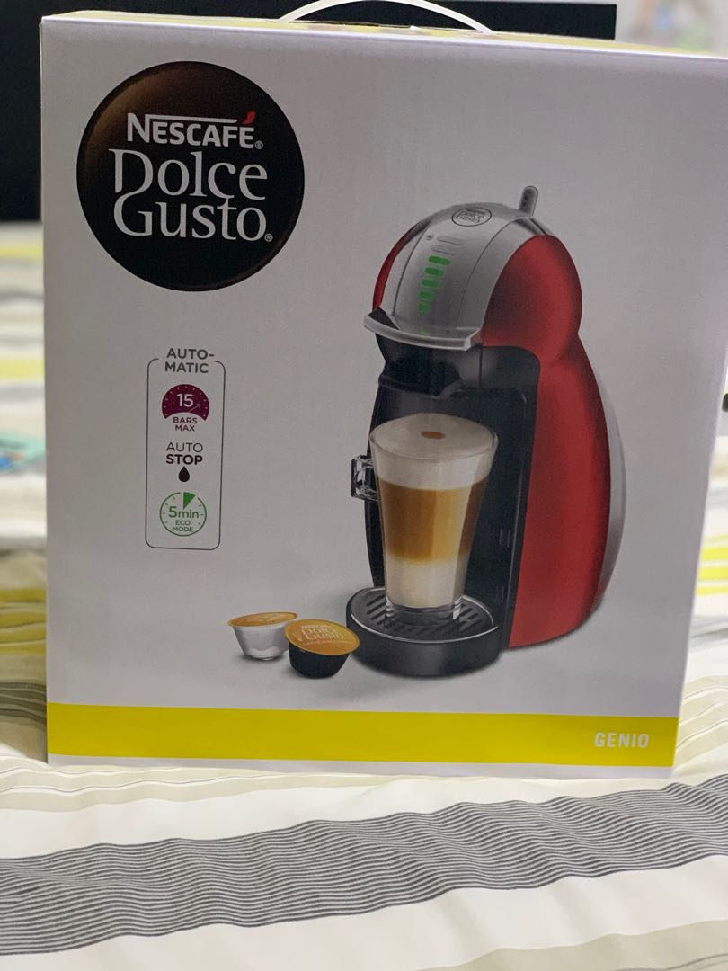 Brand New Nescafe Dolce Gusto Genio Coffee Machine Price Reduced To Move Tv Home Appliances Kitchen Appliances Coffee Machines Makers On Carousell