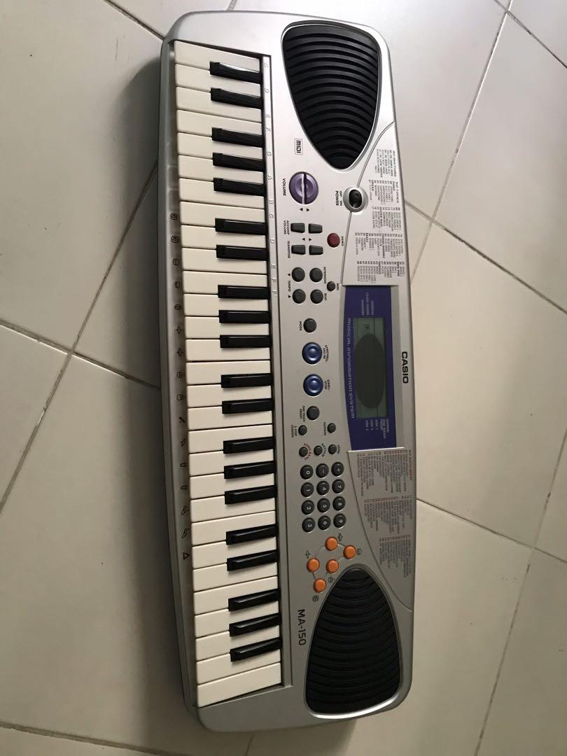 Casio Electronic Keyboard Ma 150 Music Media Music Instruments On Carousell