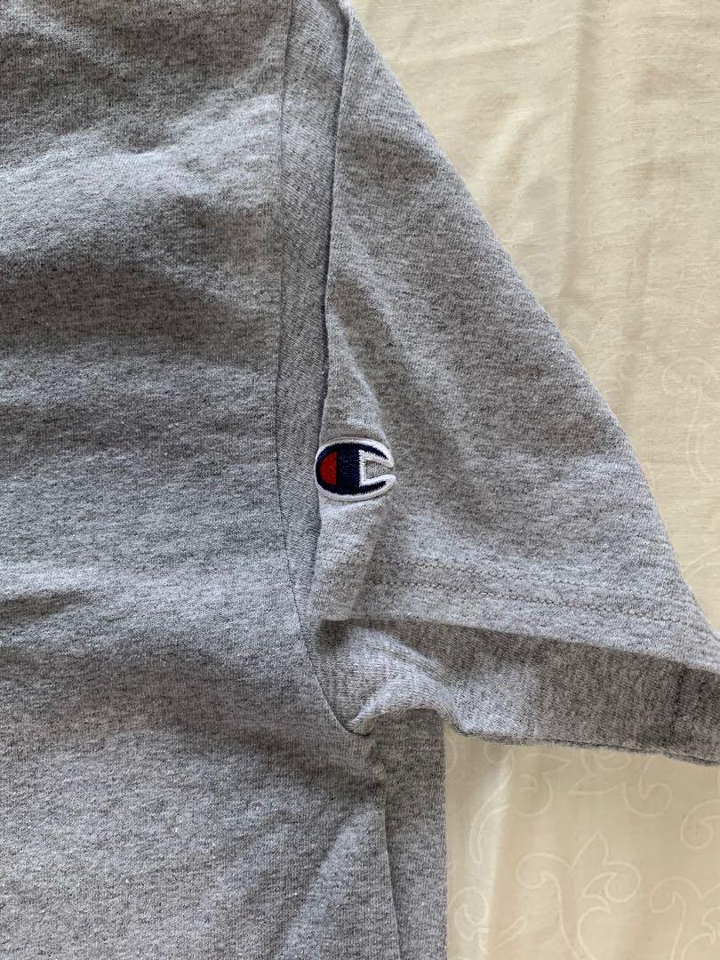[Basic] Champion Tee (Category: Shirts) located in Singapore. Submitted by toooodo (Listing ID 1043370549, Image 3). Description: [Basic]: Enjoy 10% off with purchase of any 2 items and above. Worn 1-2 times Measurements 💫 For extra measurements, feel free to PM me • Mailing (+$1.80) • Meetup only at my convenience usually in west area ! .