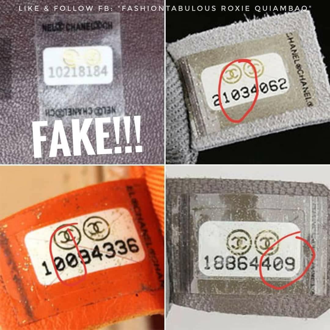 Authentic Chanel Serial Number Sticker In 2012 Chanel series begins with  15  Chanel bag Chanel Number stickers