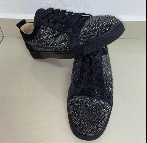 Christian Louboutin Louis Junior Strass Men s Fashion Footwear Dress Shoes on Carousell
