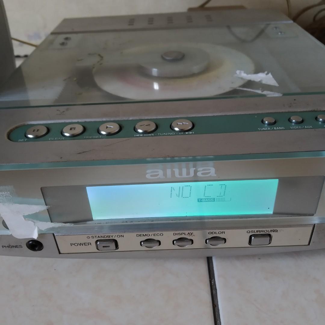 Compact Disk Stereo System Aiwa Audio Digital XRX7., Elektronik, Audio