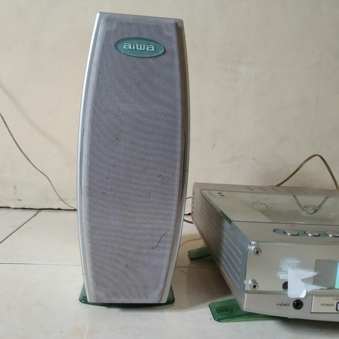 Compact Disk Stereo System Aiwa Audio Digital XRX7., Elektronik, Audio di Carousell