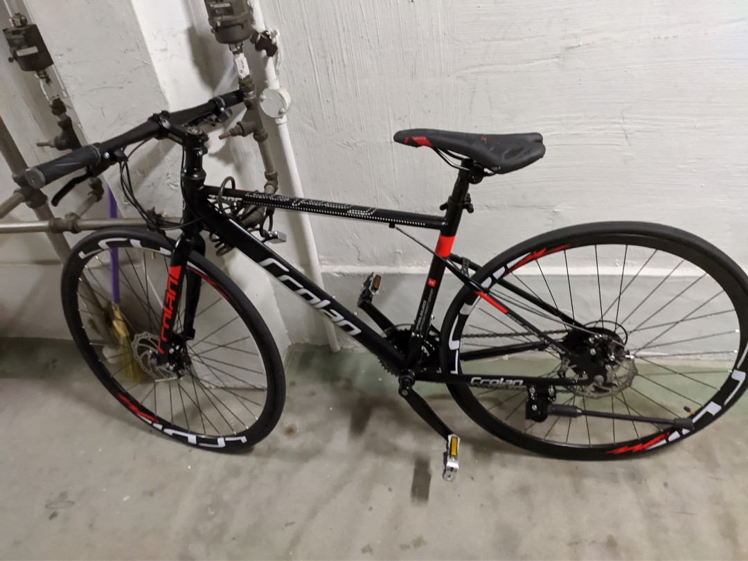 Crolan hybrid store bike