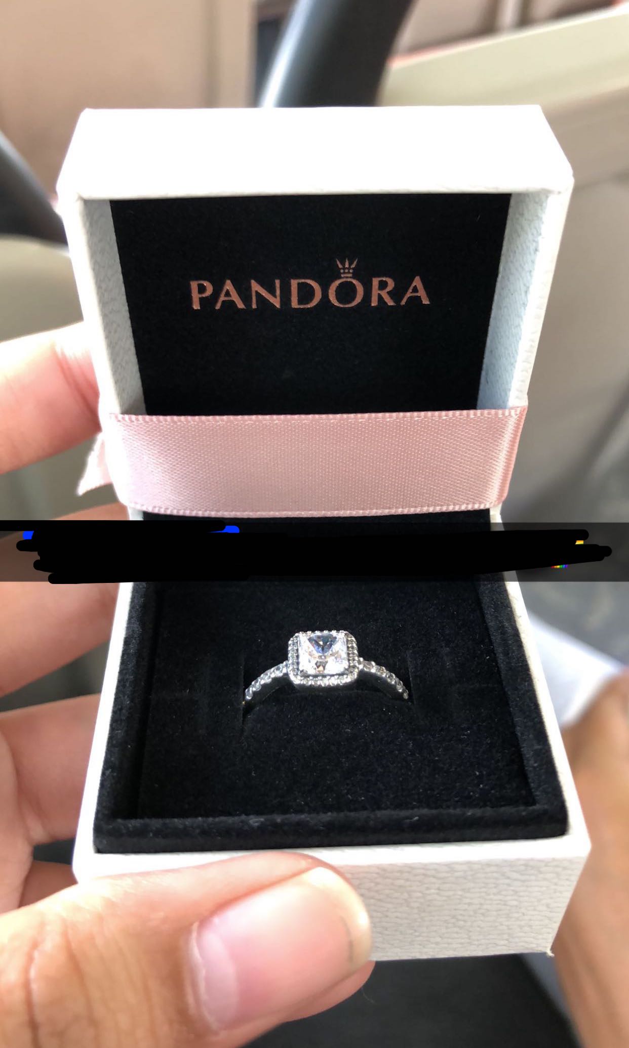 Cushion Cut Pandora Ring, Women's 