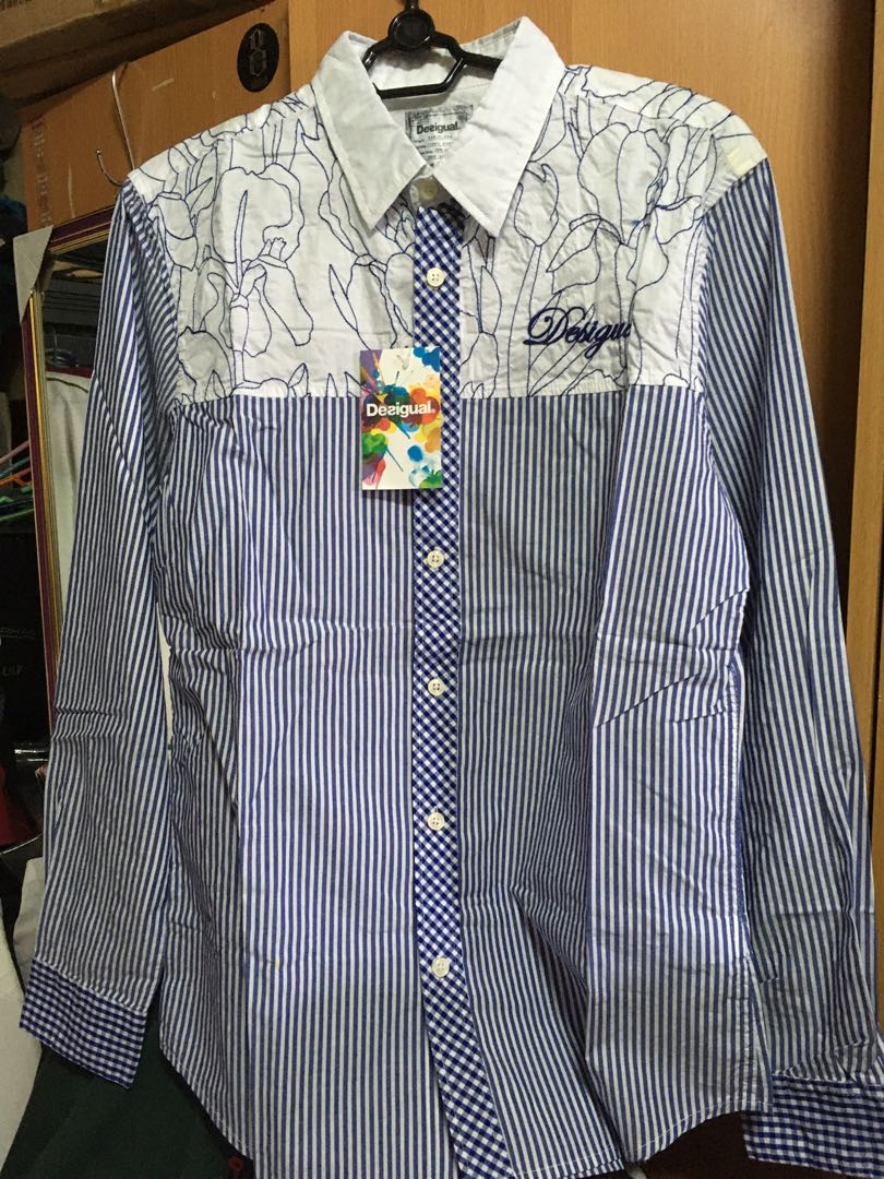 Desigual Men Shirt Men S Fashion Clothes Tops On Carousell
