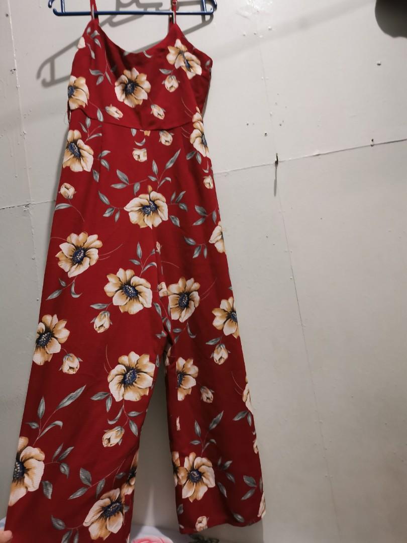 dotti floral jumpsuit