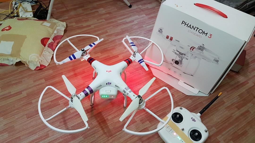 Drone dji phantom 3 no camera no charger for spare parts