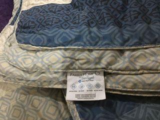 Reversible Twin Comforter-Family Home