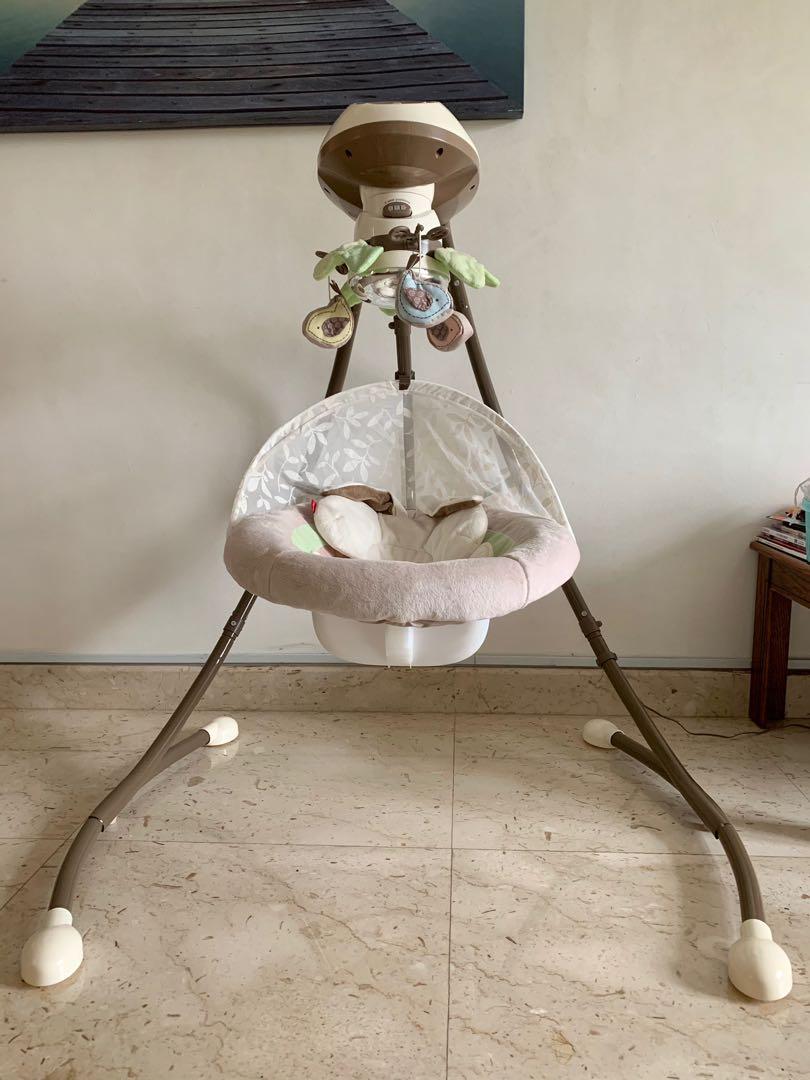 fisher price baby swing rocker