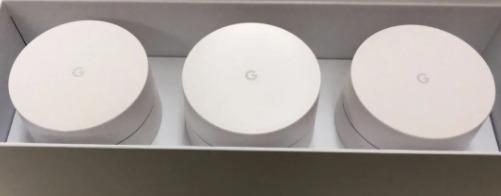 Google WiFi System, 3-Pack - Router Replacement for Whole Home Coverage (Category: Networking) located in Marikina City. Submitted by skowshop (Listing ID 1043241353, Image 2). Description: new type of connected system for seamless Wi-Fi coverage throughout your home, helping eliminate dead zones and buffering Replaces your current router, and works your modem and internet service. It’s compatible with major internet service providers including C