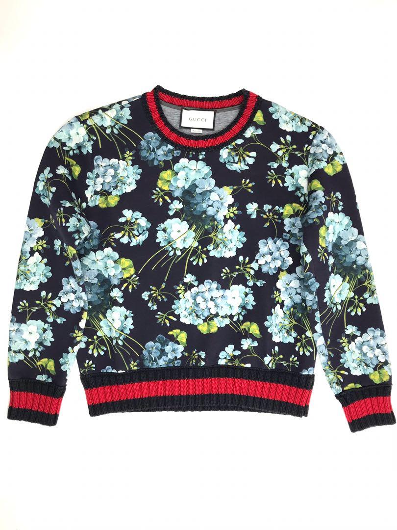 gucci floral sweatshirt