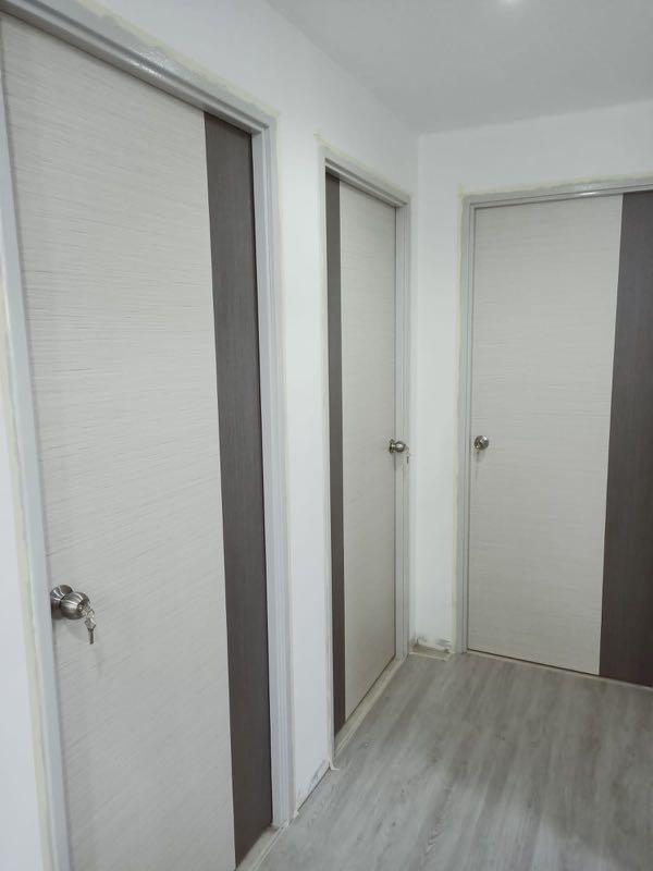 HDB solid laminate room door444080291211520009