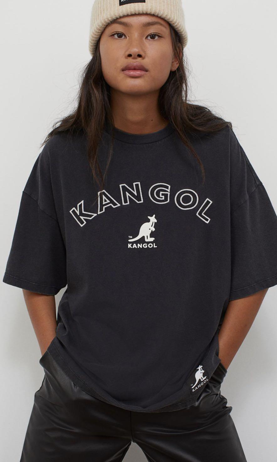 H M x Kangol Black T shirt Unisex Original Price 799 Women s