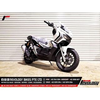 Honda ADV 150 Abs white colour, Motorcycles, Motorcycles for Sale, Class 2B on Carousell