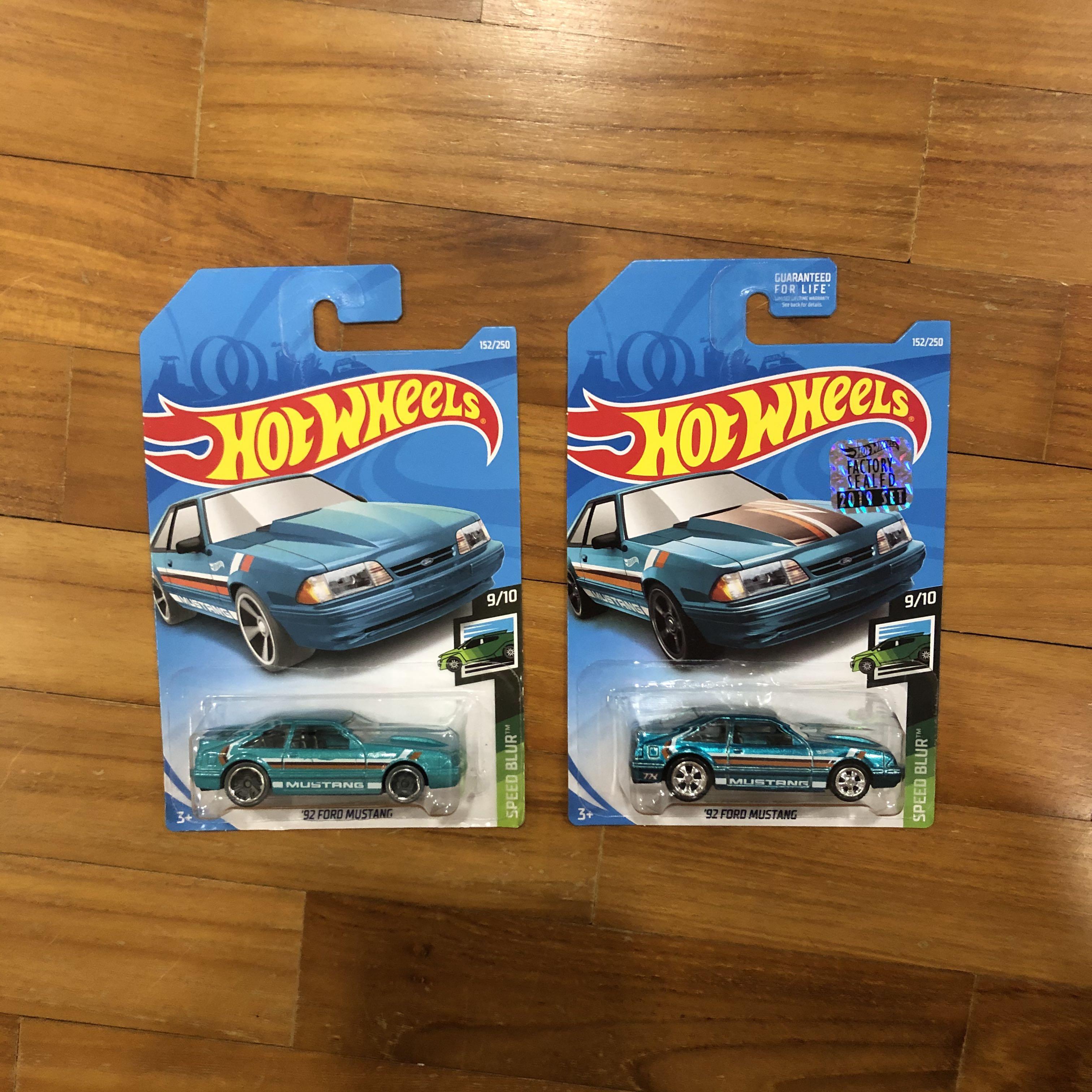 Hot Wheels Super Treasure Hunt 92 Mustang Hobbies Toys Toys