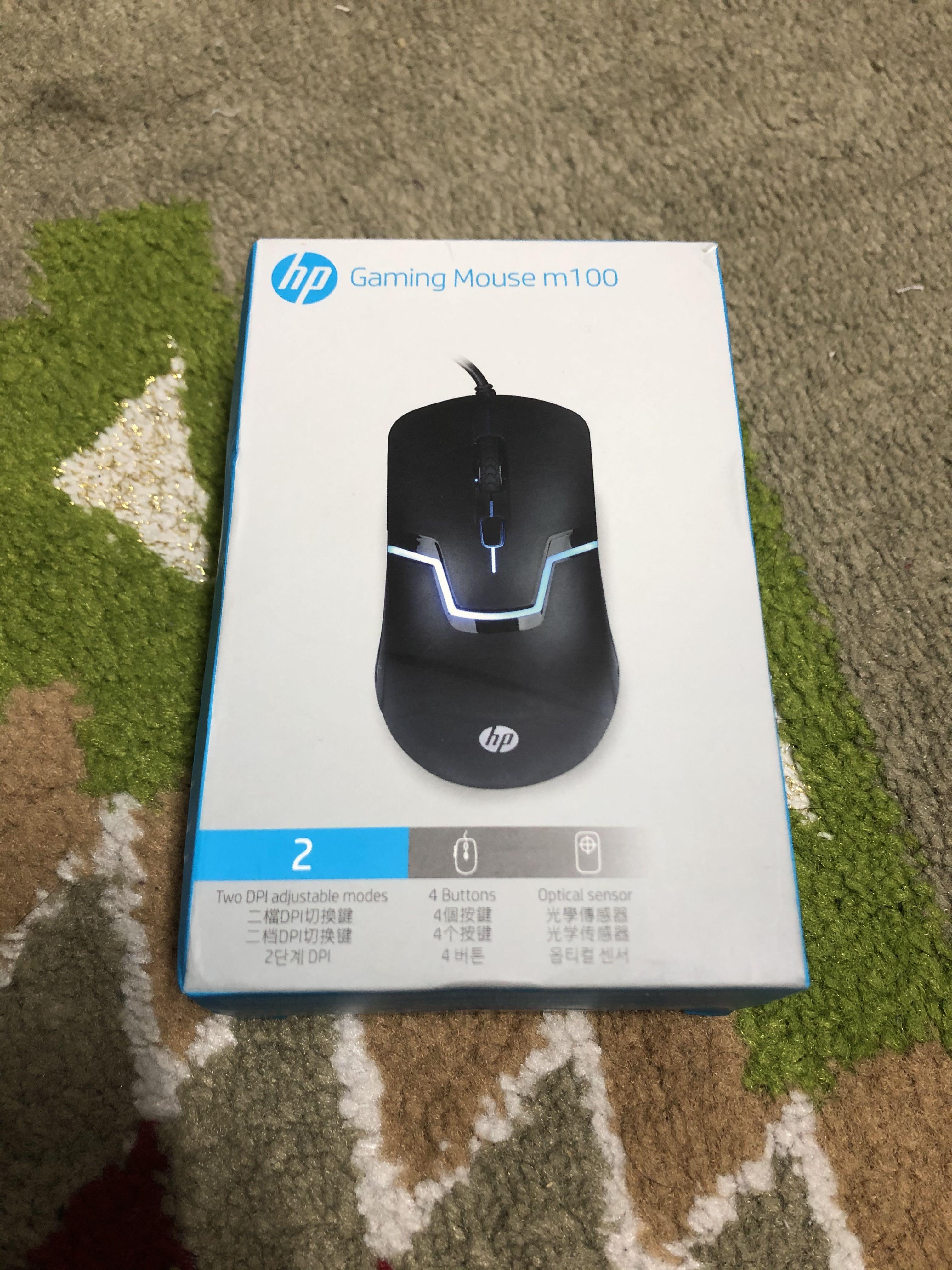 Hp M100 Gaming Mouse Video Gaming Gaming Accessories On Carousell