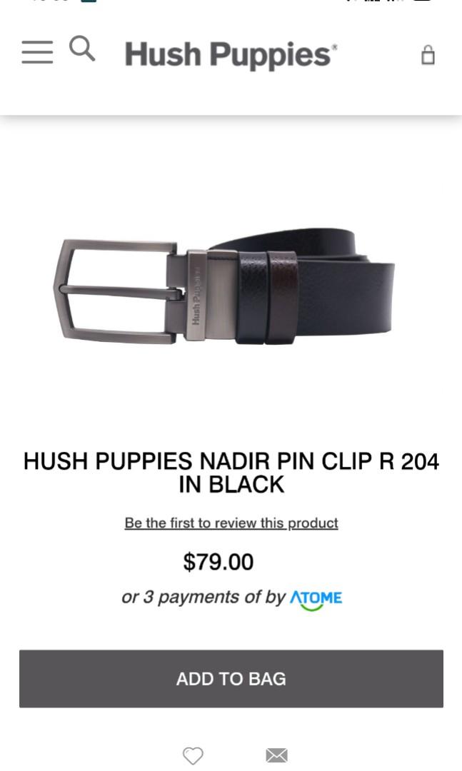 hush puppies belt price