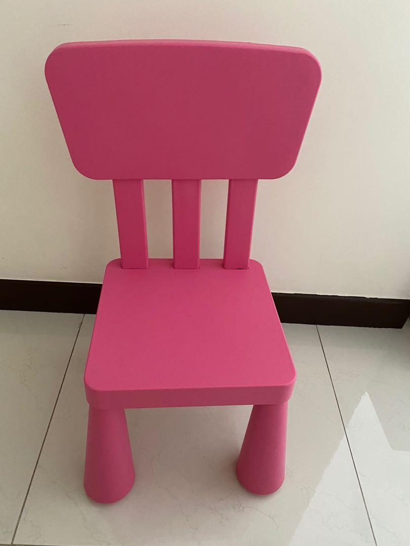 ikea pink kids chair