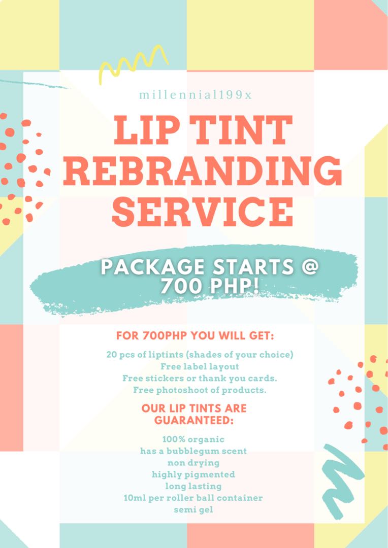 Liptint Rebranding, Beauty & Personal Care, Face, Makeup on ...