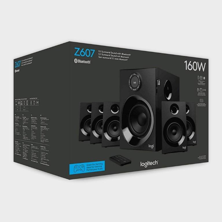 LOGITECH Z607 5.1 SURROUND SOUND SPEAKER SYSTEM, Audio, Soundbars