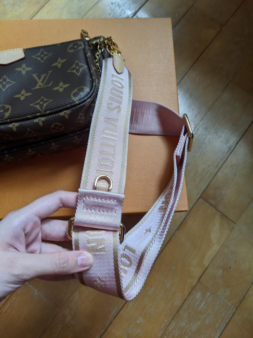 Louis Vuitton Multi-Pochette Accessoires Strap - Pink Bag Accessories,  Accessories - LOU494239