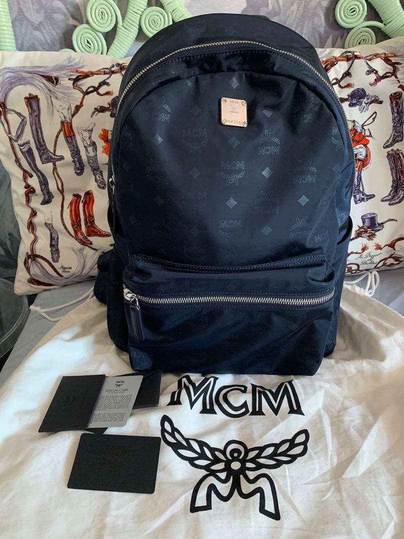 Backpacks Mcm - Stark Classic monogram nylon backpack - MUK7ADT10VA001