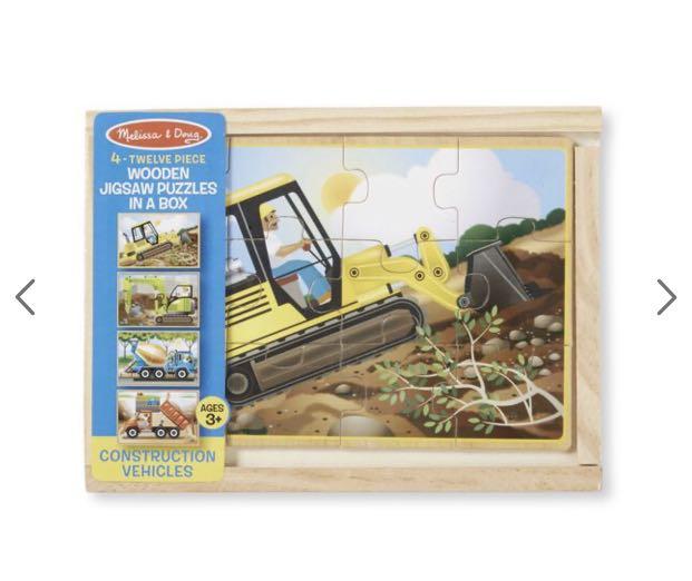 melissa and doug 4 puzzles in a box