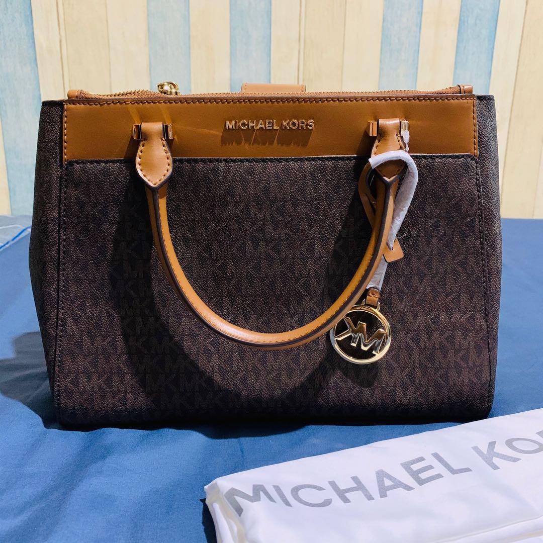 Michael kors gibson leather satchel top