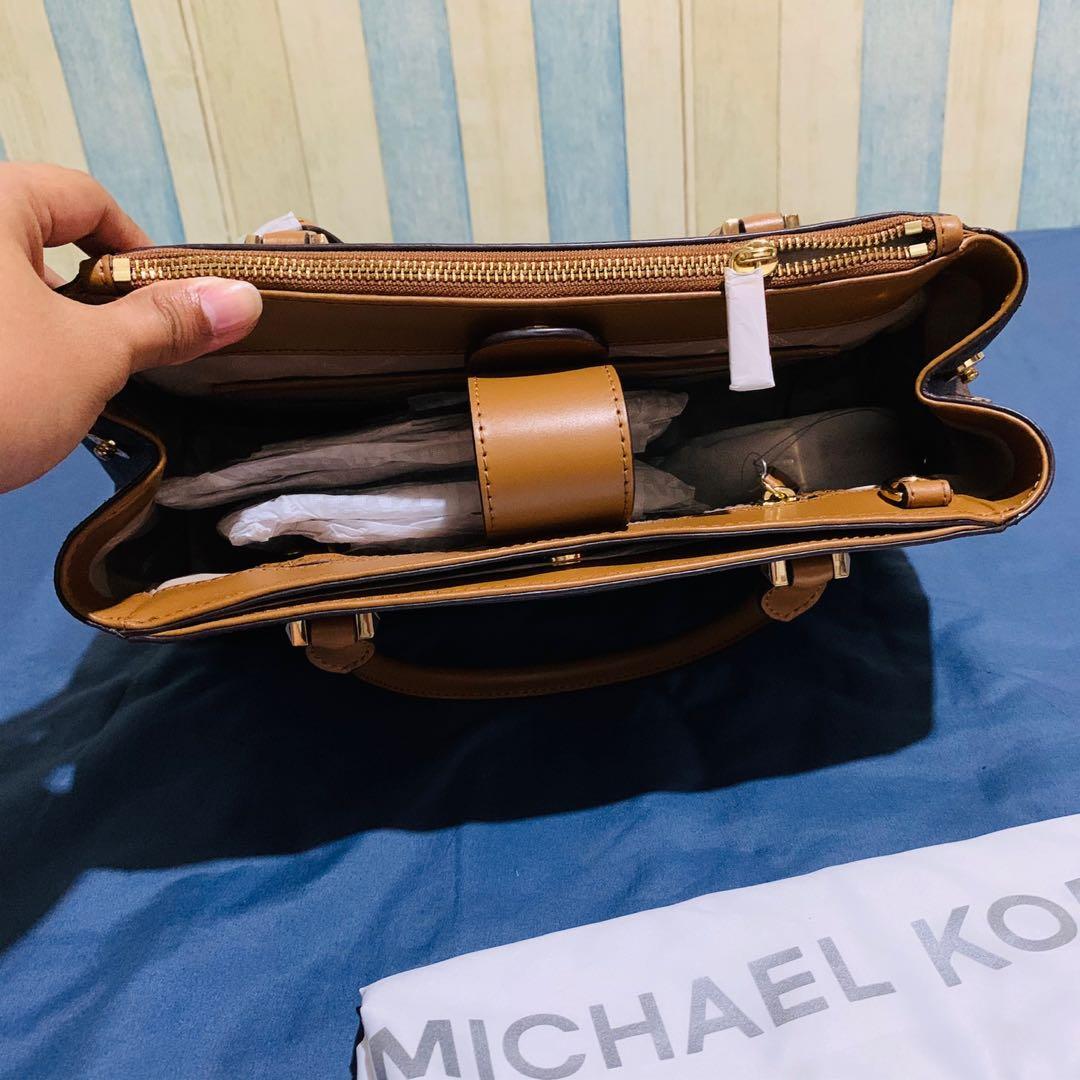 Michael kors shop gibson leather satchel