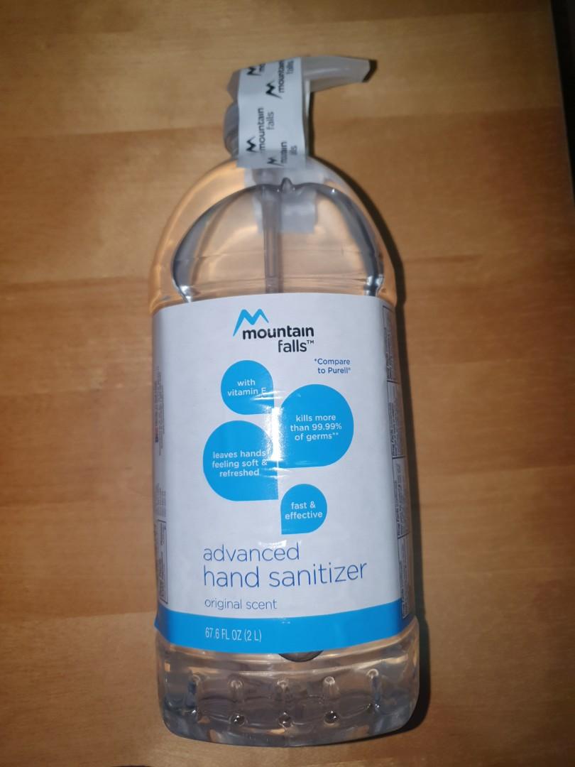 Mountain Falls Advanced Hand Sanitizer with Vitamin E original scent 2 Liters