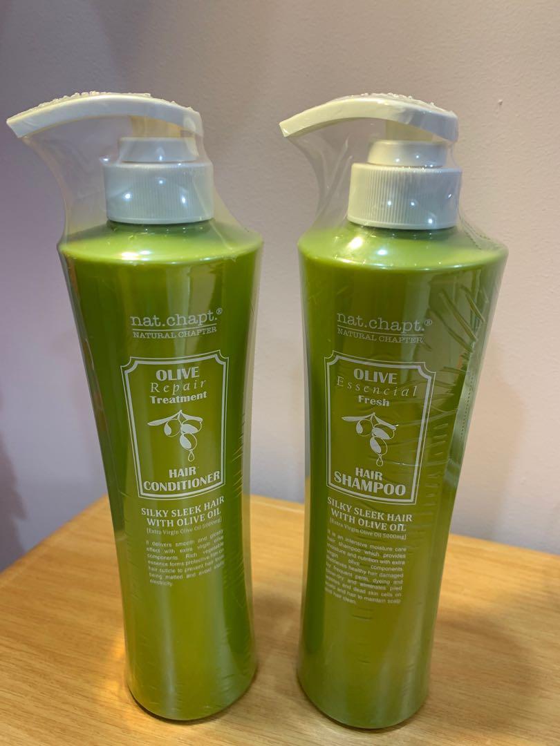 Nat Chapt Olive Oil Shampoo Conditioner Health Beauty Hair Care On Carousell