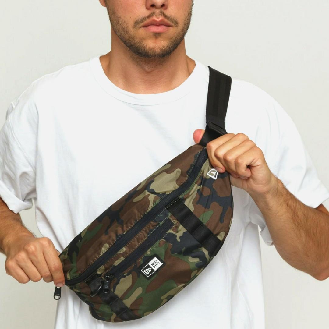 New era shop waist bag camo