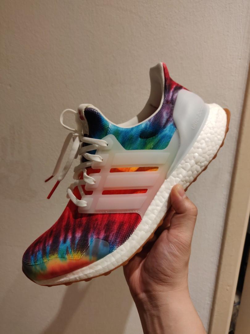 Tie dye adidas boost store