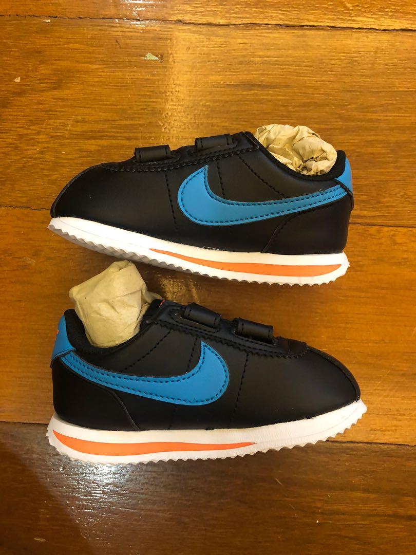 Nike cortez store black and blue