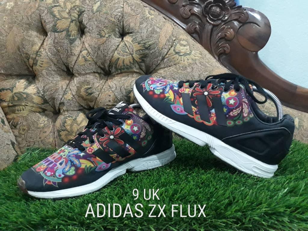 Adidas originals zx flux black/multicolor 2025