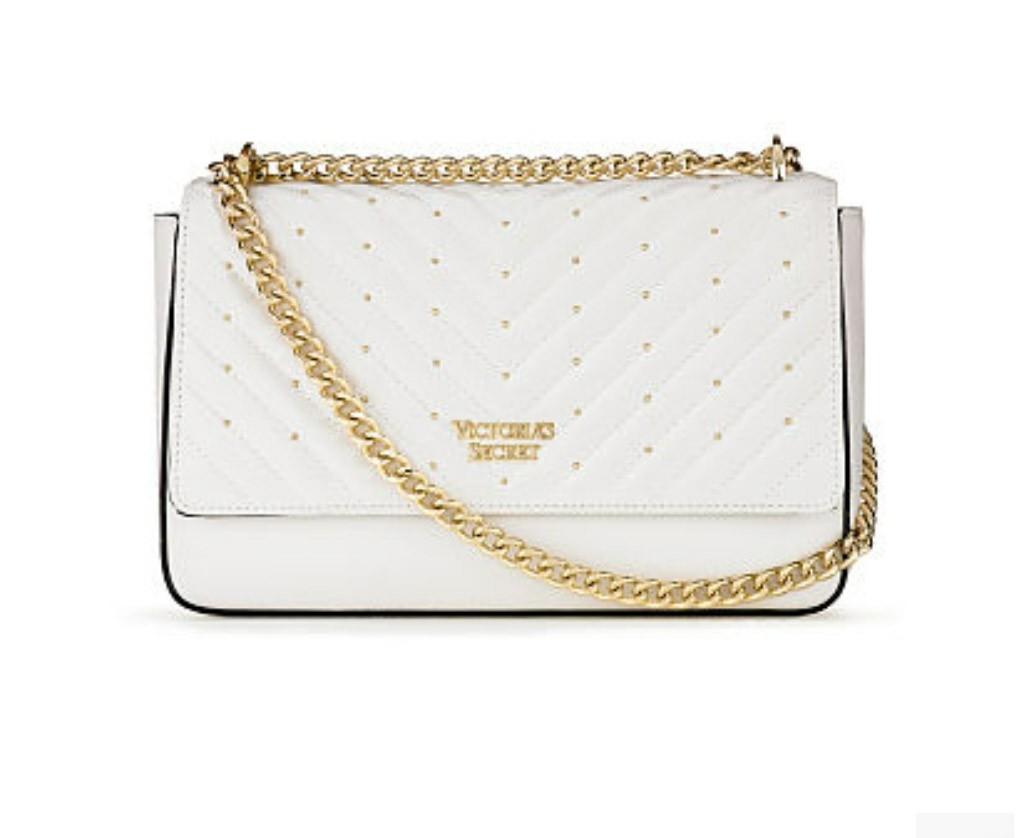 white victoria secret purse