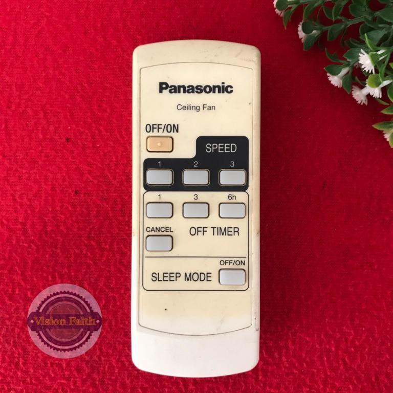 Panasonic 95K02M Ceiling Fan Remote Control, TV & Home Appliances