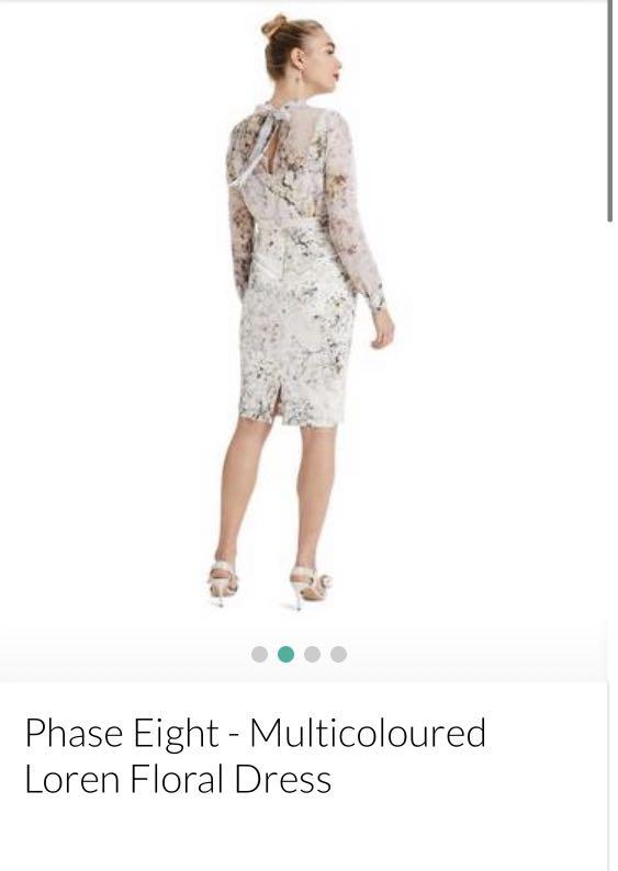 NEW Phase Eight Loren Dress Pastel