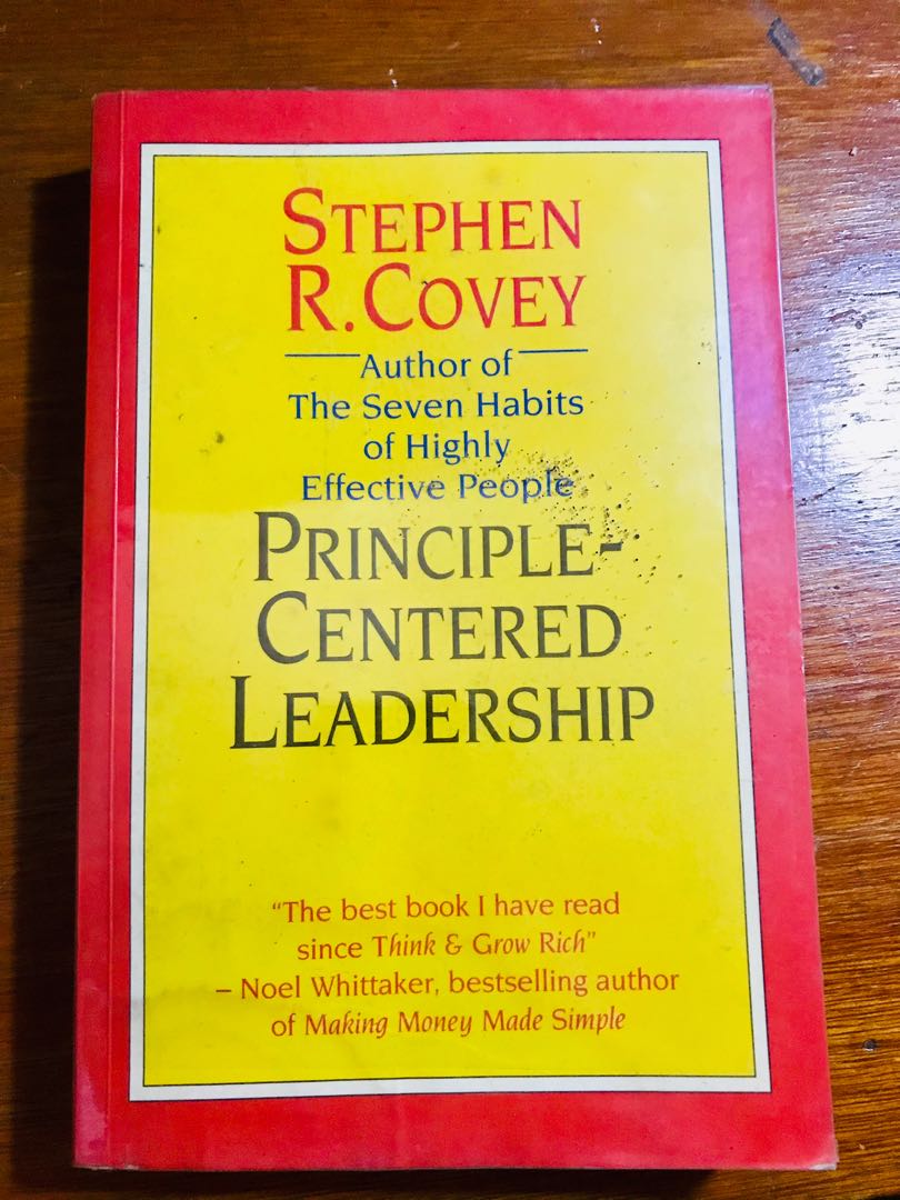 Principle-Centered Leadership - Stephen Covey, Buku & Alat Tulis, Buku ...