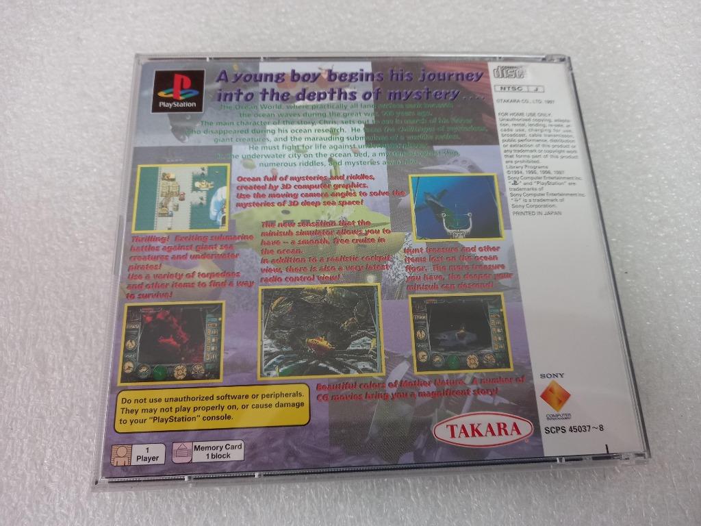 Ps1 Deep Sea Adventure Playstation Japan Game Ntsc J By Takara 遊戲機 遊戲機遊戲 Carousell