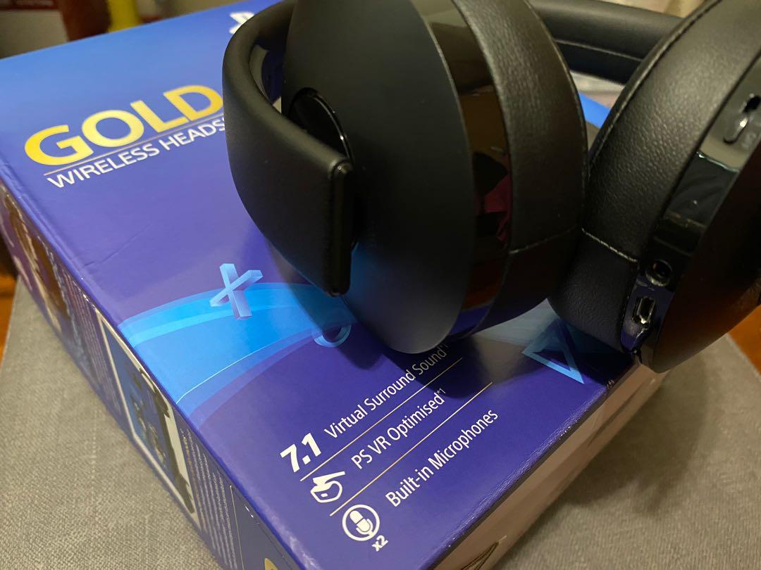 PS4 Sony Headset Gold Wireless Headset Audio Headphones