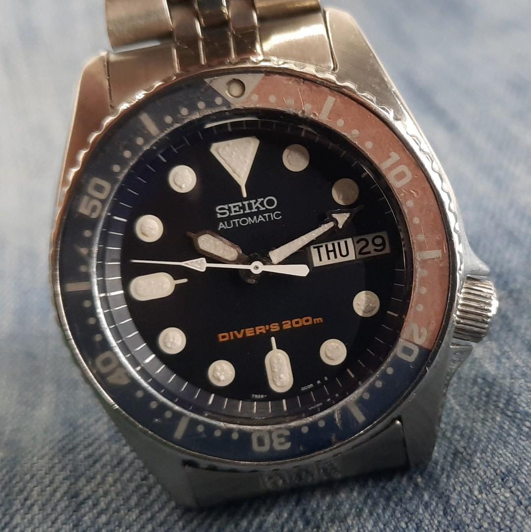 Rare Seiko SKX015K 7S26-0030 Scuba Diver's Automatic Men's Watch, Women's  Fashion, Watches & Accessories, Watches on Carousell