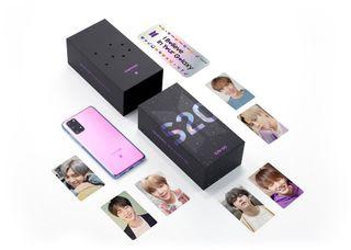 S20+ BTS紫愛你版的小卡＋貼紙