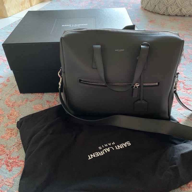 Saint laurent laptop case sales